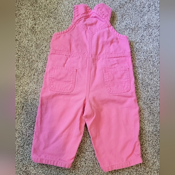 Carhartt Girl's Loose Fit Canvas Overalls Flowers - Picture 2 of 5